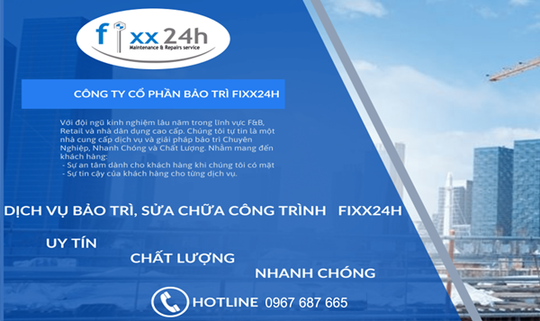 Dịch vụ bảo trì văn phòng TP HCM